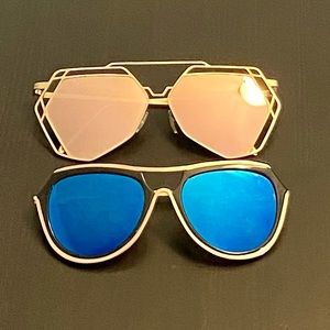 Set of 2 Mirror Sunglasses
